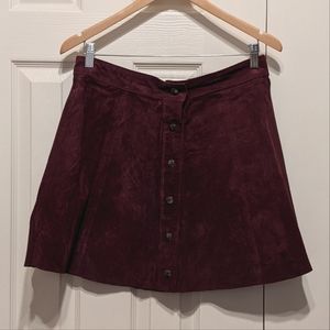 EUC Forever 21 leather mini skirt $50